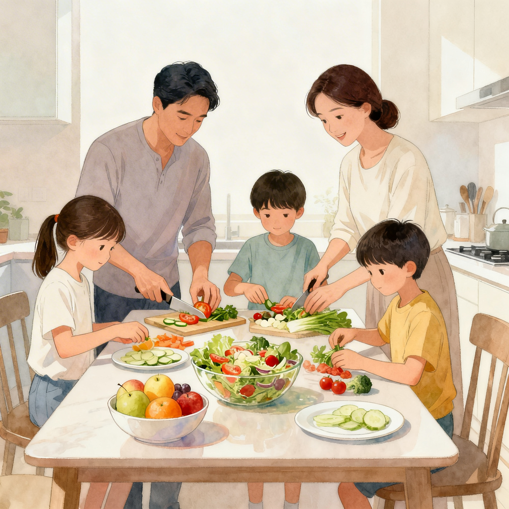 Jak wprowadzić zdrowe nawyki żywieniowe w rodzinie